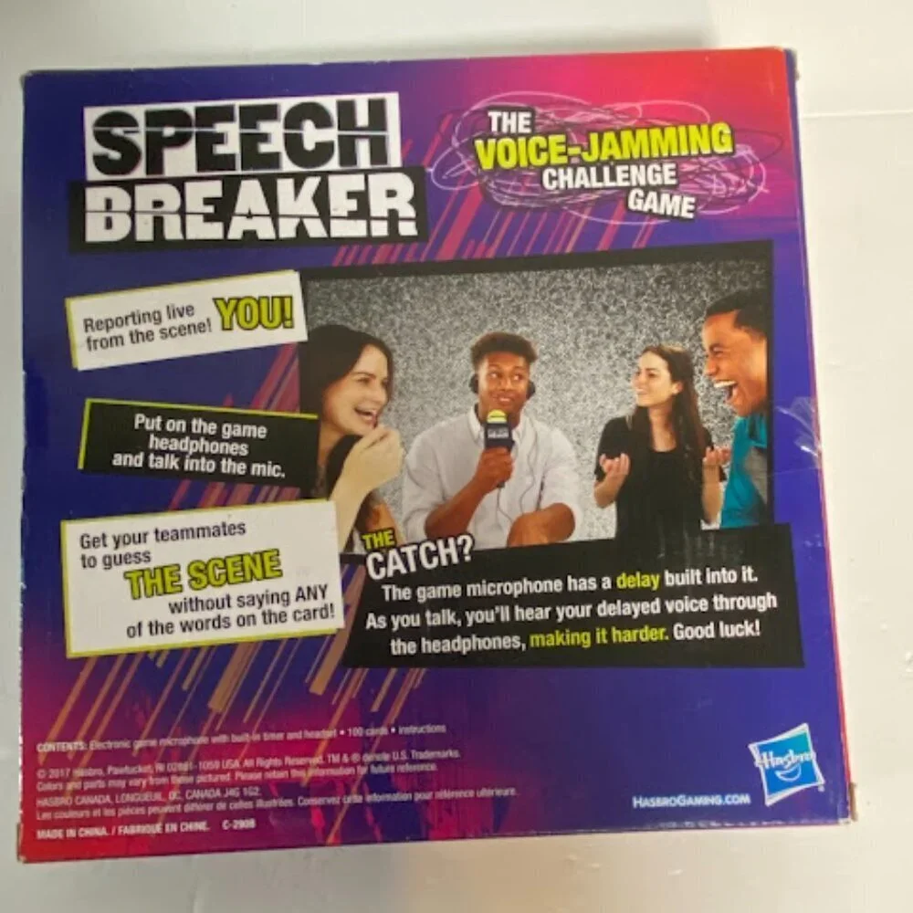 Hasbro Gaming Speech Breaker: The Voice-Jamming Challenge Game (Ages 14+)